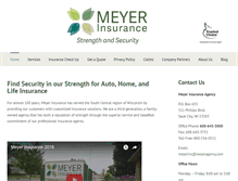 Tablet Screenshot of meyeragency.com